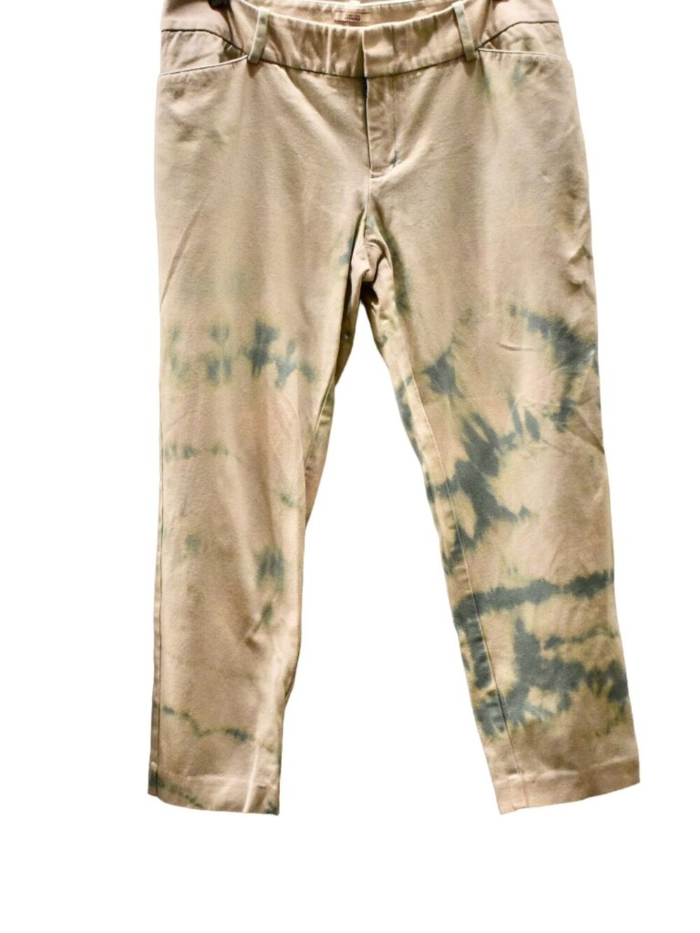 Women's Merona Custom Bleach Dye Ankle Chino Pants Size 12